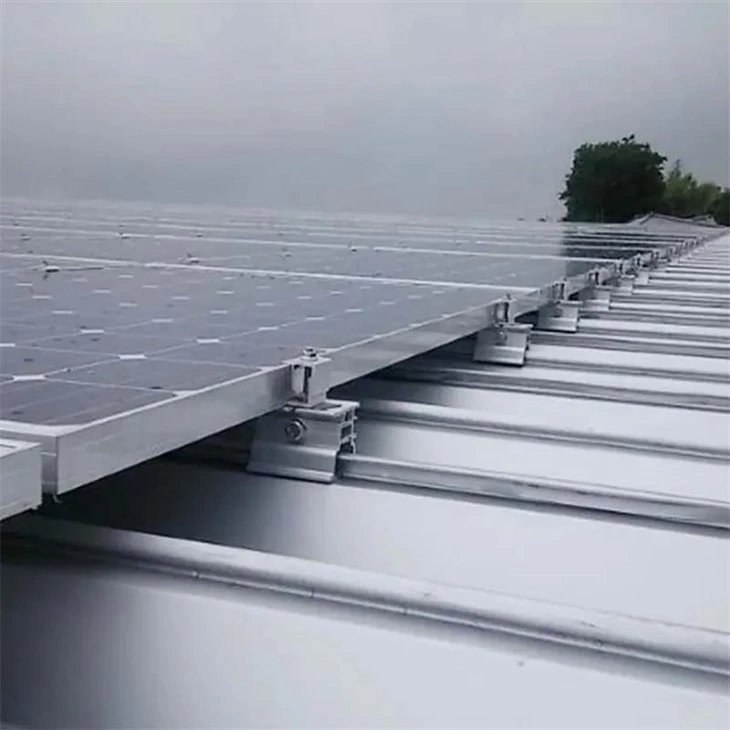 Solar panel mounts for metal roof cases